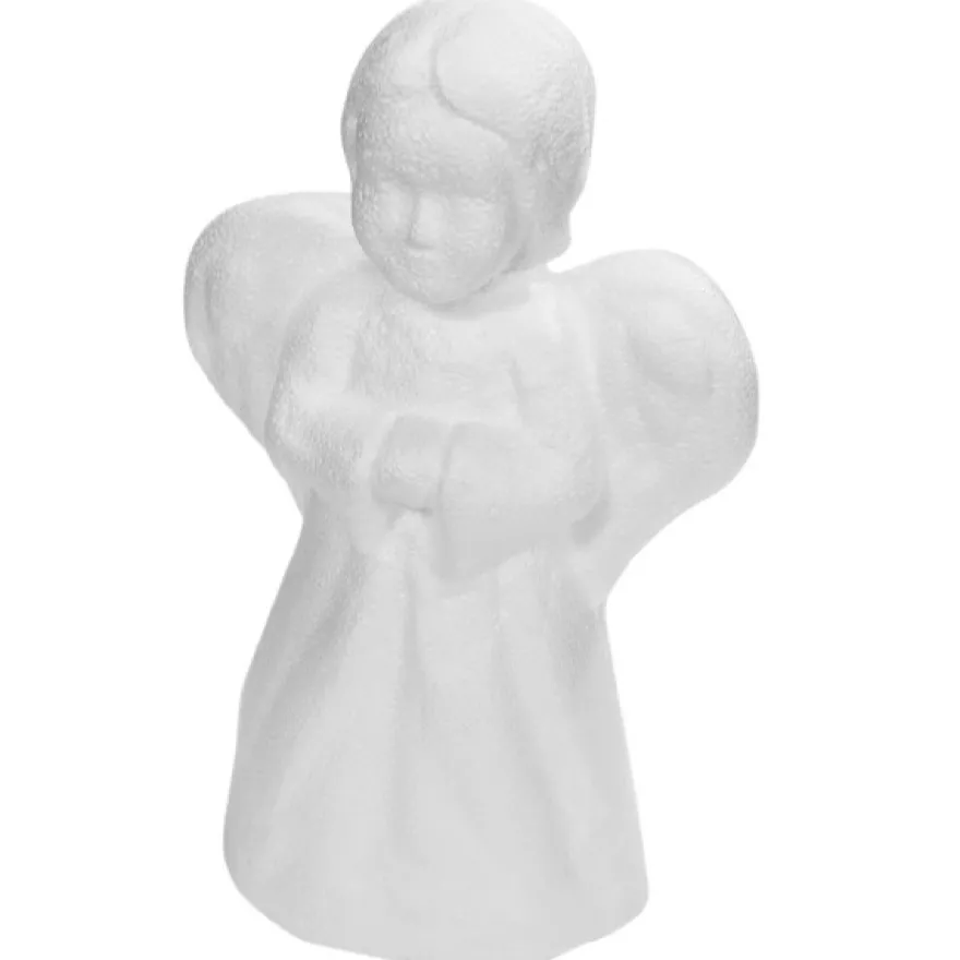 Styropor-Engel, 24 cm hoch