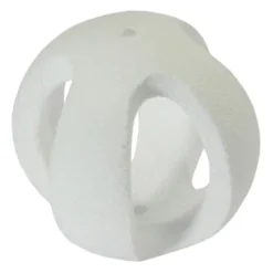 Styropor-Kugel mit 4 Ellipsenaussparungen, 2-teilig, Ø12cm