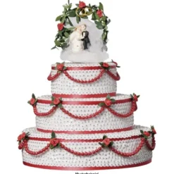 Styropor-Torte, 3 Styropor-Podeste, Ø20 cm, Ø15 cm, Ø10 cm