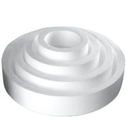 Styropor-Torte, 4 Styropor-Podeste, Ø25 cm, Ø20 cm, Ø15 cm, Ø10 cm