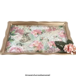 Tabletts, verschiedene Größen, weiß, 2 Stück