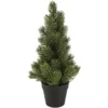 Tannenbaum im Topf, 33cm hoch, 21cm breit, Topf: Ø 9cm, 8,5cm breit