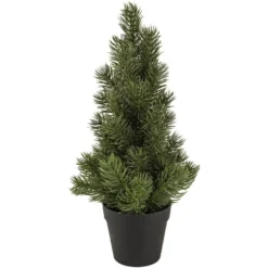 Tannenbaum im Topf, 33cm hoch, 21cm breit, Topf: Ø 9cm, 8,5cm breit