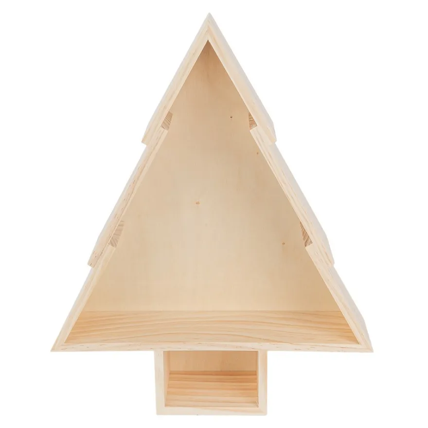Tannen, Holzrahmen, zum Aufstellen, verschiedene Größen, 2 Stück