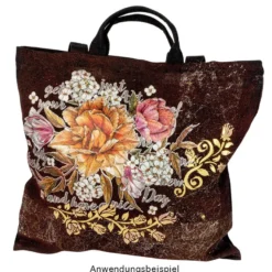 Tasche Claudia, Canvas, 32cm x 37cm, natur