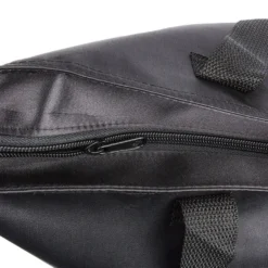 Tasche "Melina", Satin, 55cm x 31cm x 15cm, schwarz