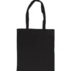 Textil-Tasche, 38cm x 42cm, mit zwei Lang-Henkeln, schwarz