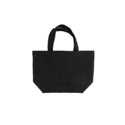 Textil-Tasche, 30cm x 20,5cm x 11cm, mit kurzen Tragehenkeln, schwarz