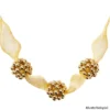 Titan-Mesh Collier-Band, 1cm x 1m, gold