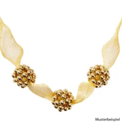 Titan-Mesh Collier-Band, 1cm x 1m, gold