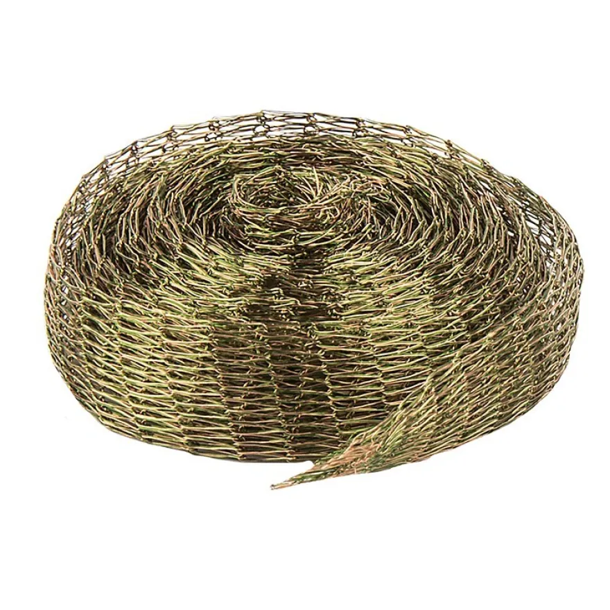 Titan-Mesh Collier-Band, 1cm x 1m, kupfer/grün meliert