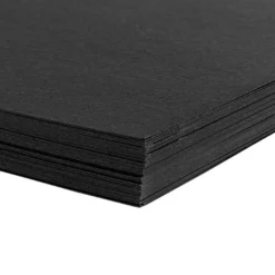 Tonkarton, DIN A4, 220g/m², schwarz, 50 Bogen