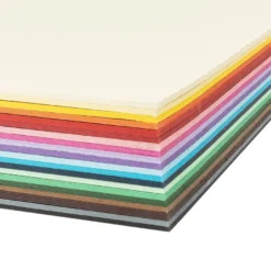Tonkarton, DIN A4, 220g/m², 20 verschiedene Farben, 100 Bogen