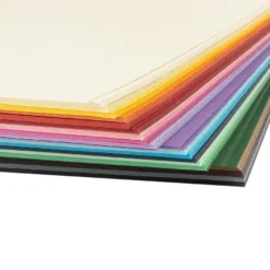 Tonkarton, DIN A4, 220g/m², 20 verschiedene Farben, 100 Bogen