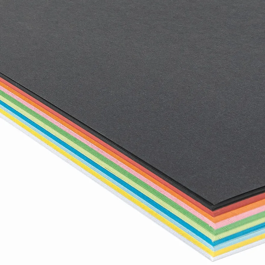 Tonpapier, DIN A3, 150 g/m², 10 verschiedene Farben, 100 Bogen