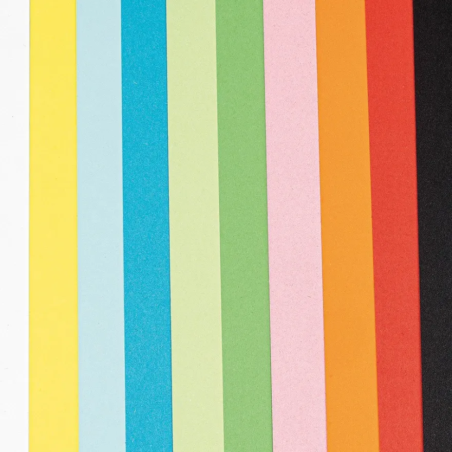 Tonpapier, DIN A3, 150 g/m², 10 verschiedene Farben, 100 Bogen