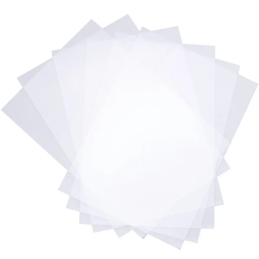 Transparente Windradfolie, nichtklebend, A5, 200 µ, 10 Folien