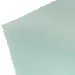 Transparentpapier-Aufleger, mit Büttenrand, 14cm x 14cm, 130g/m², mint, 20 Blatt