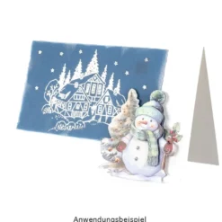 Transparentpapier-Aufleger, mit Büttenrand, 8cm x 13cm, 130g/m², blau, 20 Blatt