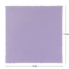 Transparentpapier-Aufleger, mit Büttenrand, 14cm x 14cm, 130g/m², violett, 20 Blatt
