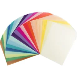 Transparentpapiere, DIN A4, 20 verschiedene Farben, 130g/m², 100 Stück