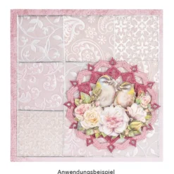 Transparentpapiere, Nova Noblesse 4, mit Top-Prägung & Perlmuttlack, DIN A4, 5 Bogen, apricot