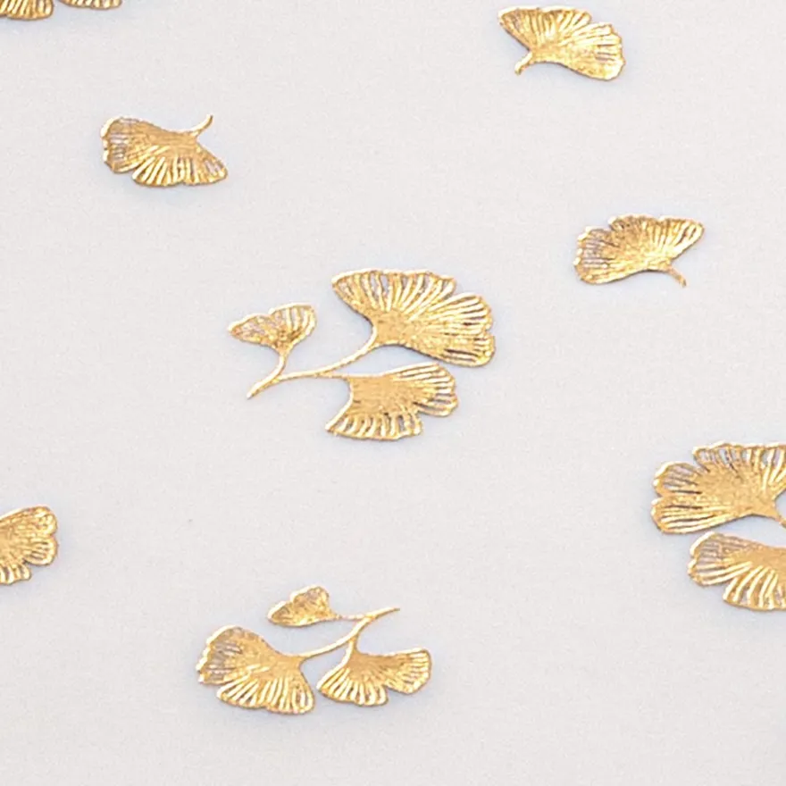 Transparentpapier mit Goldfolienveredelung, Sortierung 2, DIN A4, 10 Designs, weiß, 20 Bogen