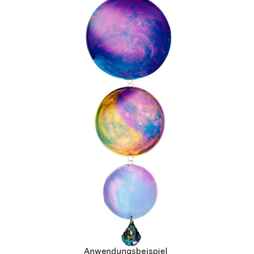 Transparent-Pouring-Mix, 3 in 1, Medium, Acrylfarbe & Silikonöl, violett, 180 ml
