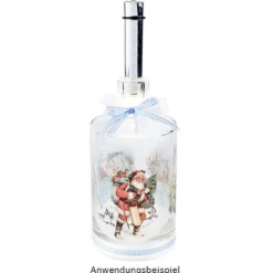 Transparent-Stickerbogen, Der Nikolaus kommt, 10cm x 30cm, 10 Bogen