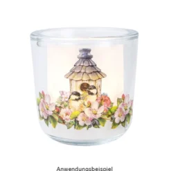 Transparent-Stickerbogen, Gartengrüße, verschiedene Designs, 10cm x 30cm, 10 Bogen