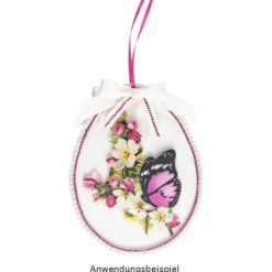 Transparent-Stickerbogen, Schmetterlinge auf Zweigen, 10cm x 30cm, 10 Bogen