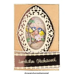 Transparent-Stickerbogen, Vintage Vögel & Schmetterlinge, versch. Designs, 10cm x 30cm, 10 Bogen