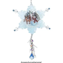Transparent-Stickerbogen, Weihnachten, 10cm x 30cm, 50 Bogen