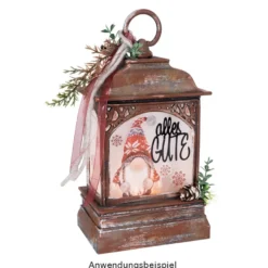 Transparent-Stickerbogen, Weihnachts-Wichtel, verschiedene Designs, 10cm x 30cm, 10 Bogen