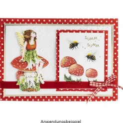 Transparent-Stickerbogen, Zauberhafte Elfen, verschiedene Designs, 10cm x 30cm, 10 Bogen