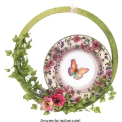 Transparent-Sticker, Schmetterlinge, versch. Designs, mit Glitzerveredelung, 10cm x 30cm, 10 Bogen