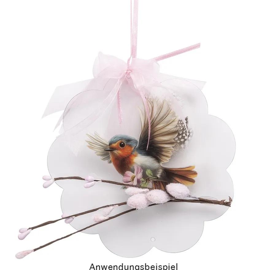Transparent-Sticker, Vögel, verschiedene Designs, 10cm x 30cm, 10 Bogen