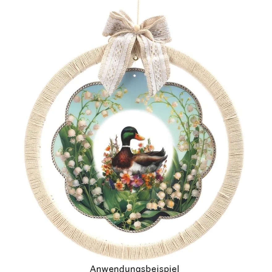 Transparent-Sticker, Vögel, verschiedene Designs, 10cm x 30cm, 10 Bogen