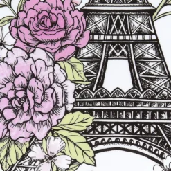 Transparent-Sticker XL, Eiffelturm, 24,5cm x 35cm