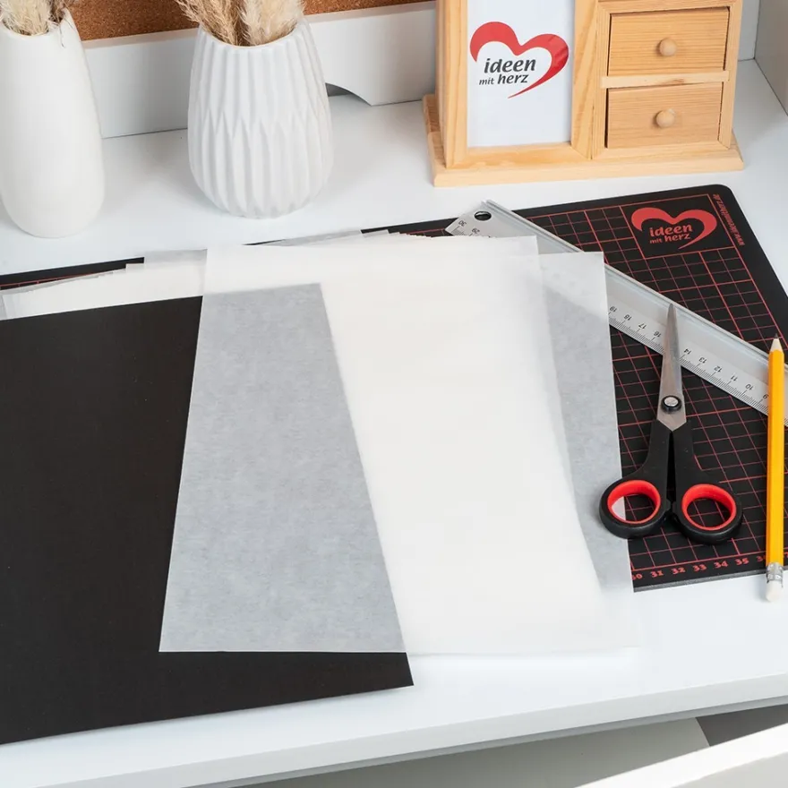 Trennpapier, antihaft, DIN A4, 40 g/m², weiß, wiederverwendbar, 50 Blatt
