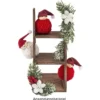 Treppen-Regal aus Holz, 16cm x 7cm x 8cm