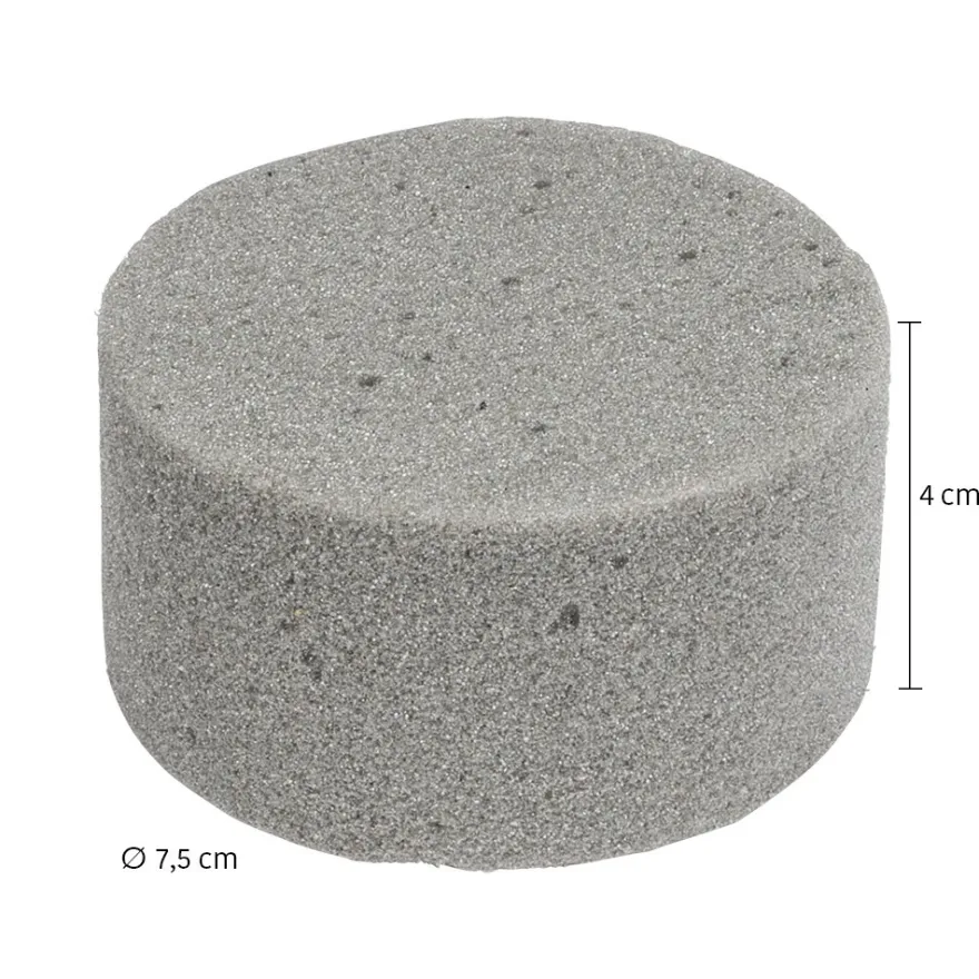Trocken-Steckschwämme, rund, Ø7,5cm, 4cm hoch, 4 Stück