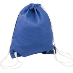 Turnbeutel aus Baumwolle, 37cm x 44cm, royalblau