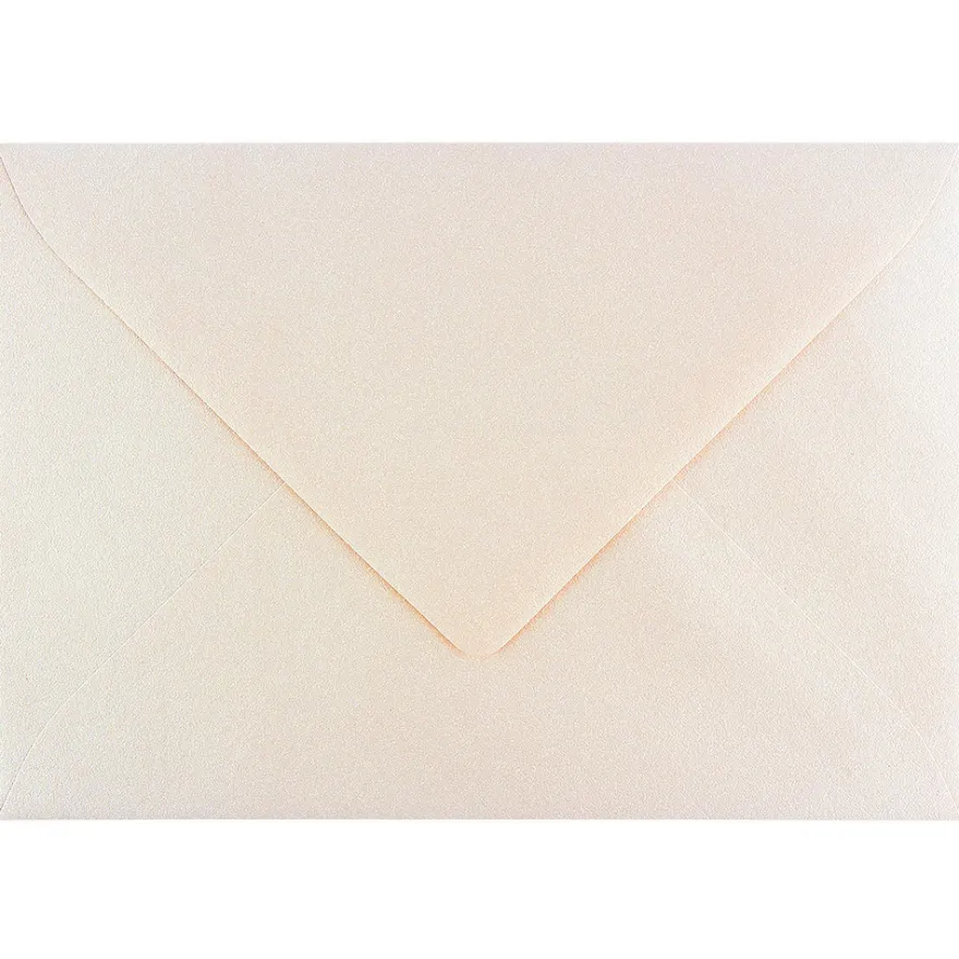 Umschläge, 11,4cm x 16,2cm, creme-perlmutt, 100 Stück