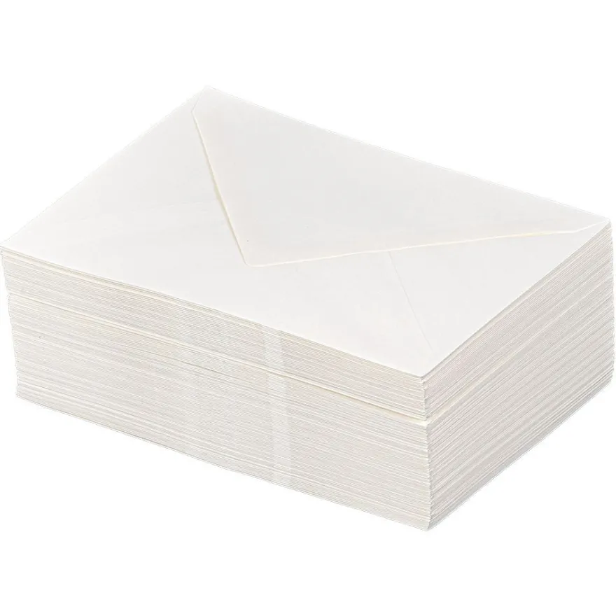 Umschläge, 11,4cm x 16,2cm, naturweiß, 100g/m², 100 Stück