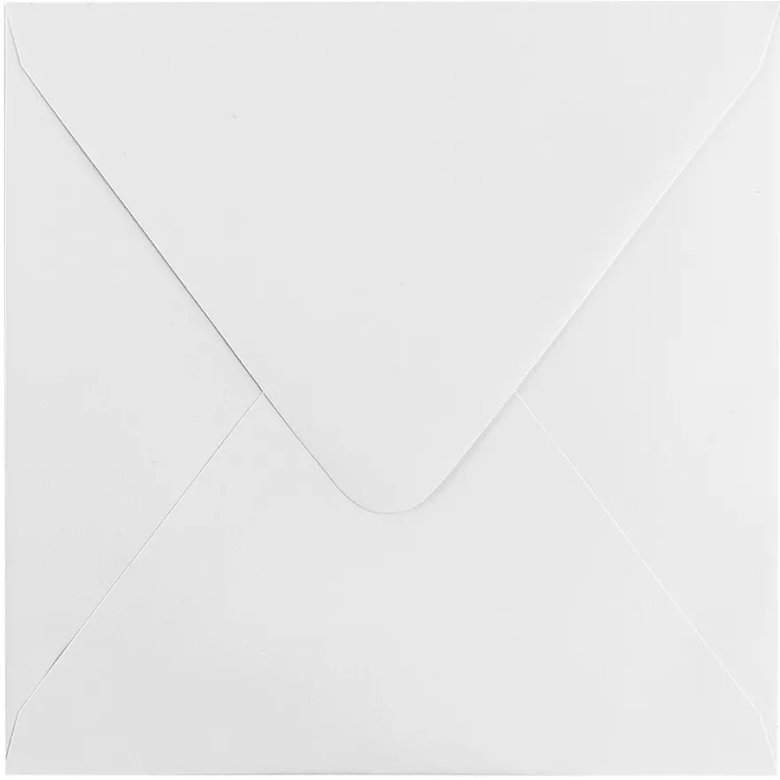 Umschläge, 17cm x 17cm, weiß, 100 Stück