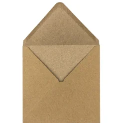 Umschläge, Kraftpapier, 17cm x 17cm, 110 g/m², 100 Stück