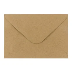 Umschläge, Kraftpapier, 11,4cm x 16,2cm, 110 g/m², 100 Stück