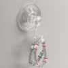 Vakuum-Saugnapf-Haken, 6,8cm x 9,5cm x 3,7cm, Tragkraft 5kg, transparent, 4 Stück