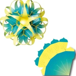 Vario-Lilienball, 16cm Ø, 12 Stanzformen, Design 4